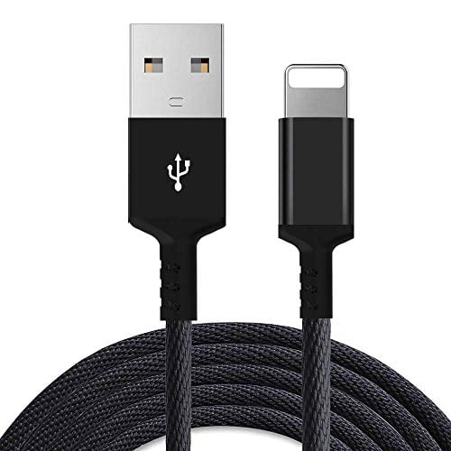 Occus Nylon Braided USB 2.0 Data Sync Charging Extension Cable for Charger PC Laptop Cable Length: 1m, Color: Silver 